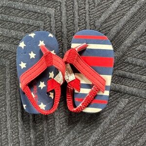 Carter's Kids Sandals with Red, Blue, and White Stars and Stripes
